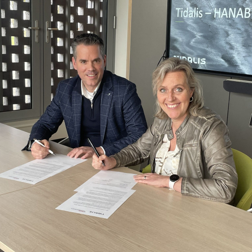 Ondertekening samenwerking Tidalis