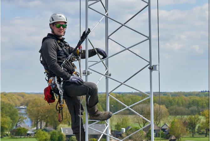 Pepijn in de mast