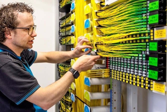 Collega aan het werk