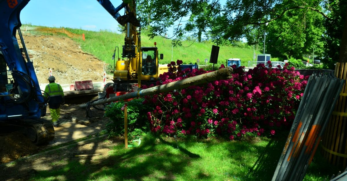 HDD drilling through a gravel layer | Hanab Directional Drilling