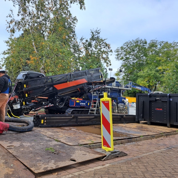 Hanab materieel op het project