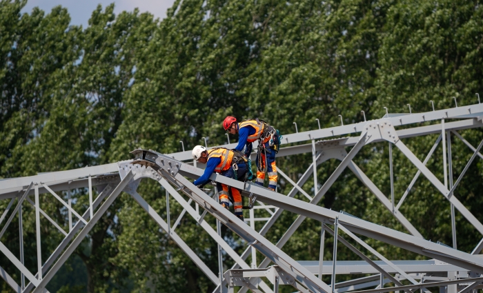 Vaklieden in de mast