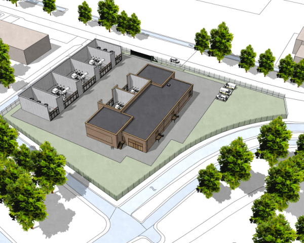 Indicatieve illustratie van het toekomstige HS station in Krimpen aan den IJssel