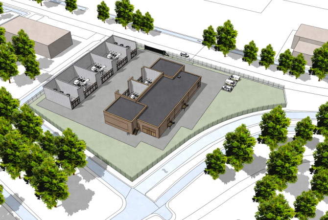 Indicatieve illustratie van het toekomstige HS station in Krimpen aan den IJssel