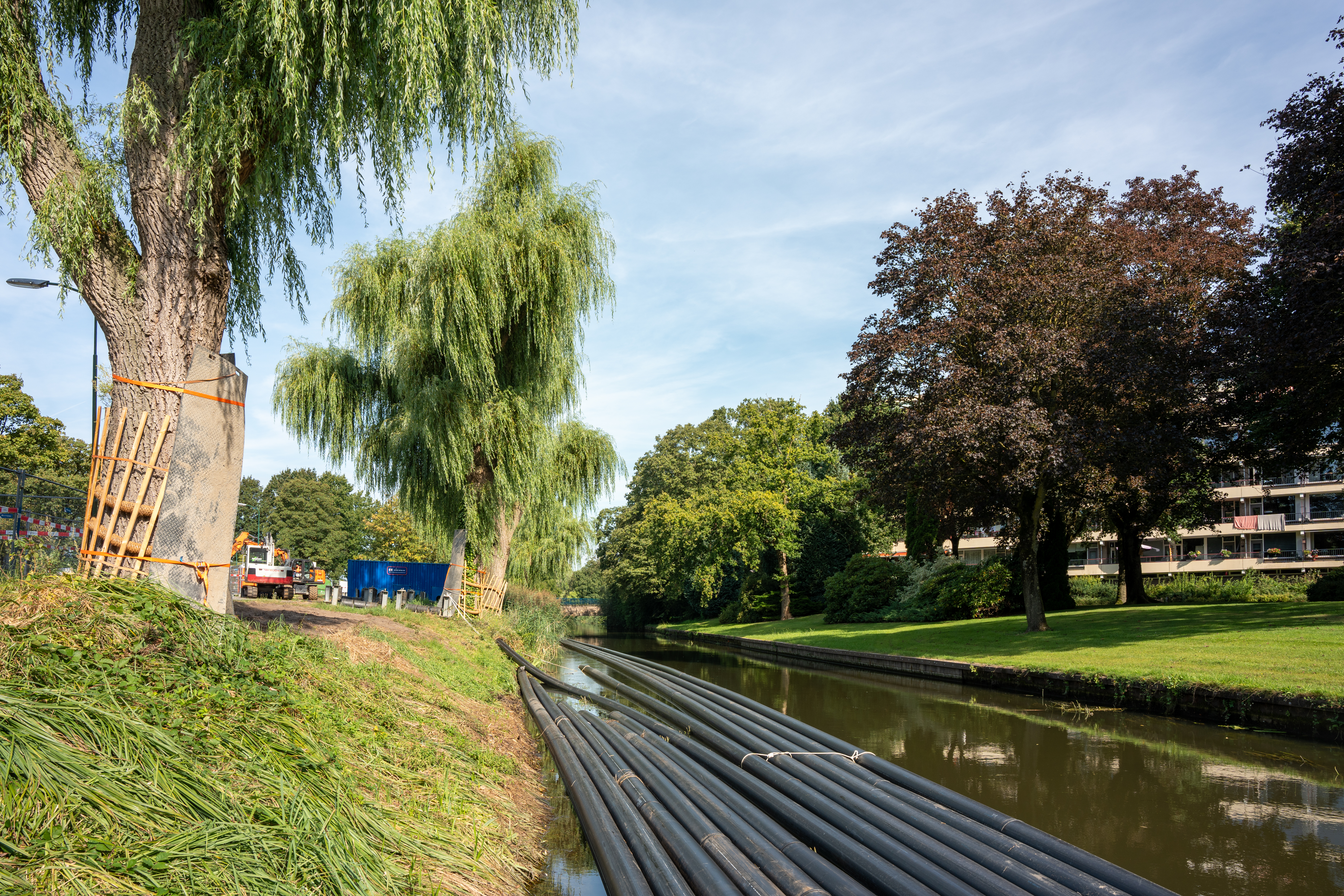 Veenendaal mantelbuizen intrekken