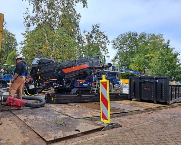 Hanab materieel op het project