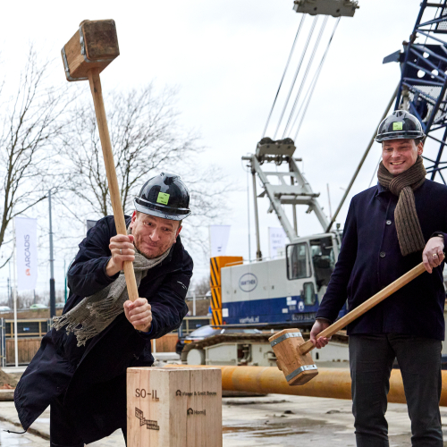 Eerste paal wordt geslagen bij The CubeHouse