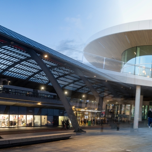 IJboulevard Amsterdam en Entreegebouw AMC