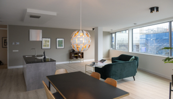 Woonkamer appartement Vertical Amsterdam