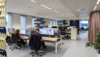 Kantoortuin in Stadskantoor Level uit Leiden