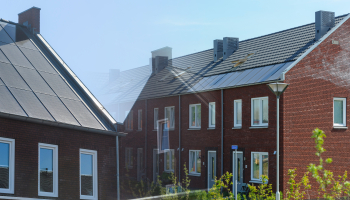 Grondgebonden woningen met zonnepanelen