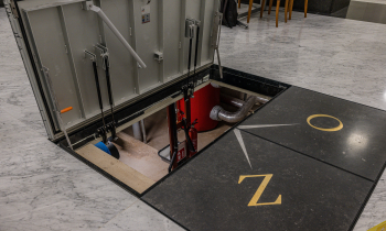 Toegang technische ruimte stadhuis Groningen