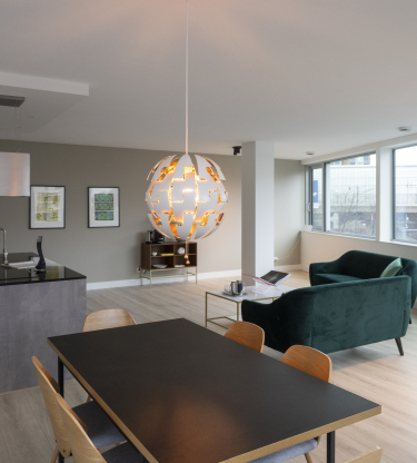 Woonkamer appartement Vertical Amsterdam