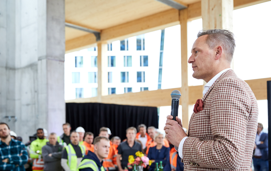 Viering hoogste punt CubeHouse