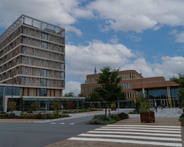 Aanzicht van het Laurentius Ziekenhuis, waar Hanab Installation Technology werkt aan de elektrotechnische installaties.