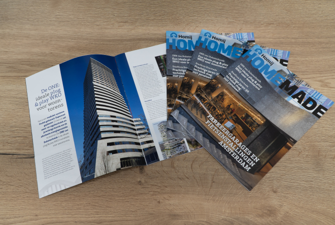 HomeMade nr. 80 Cover en artikel Bunkertoren