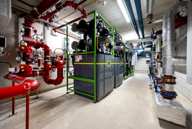 WKO-installatie in Share park 20|20 in Hoofddorp