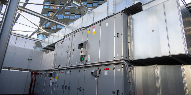 Luchtbehandeling op het dak The CubeHouse