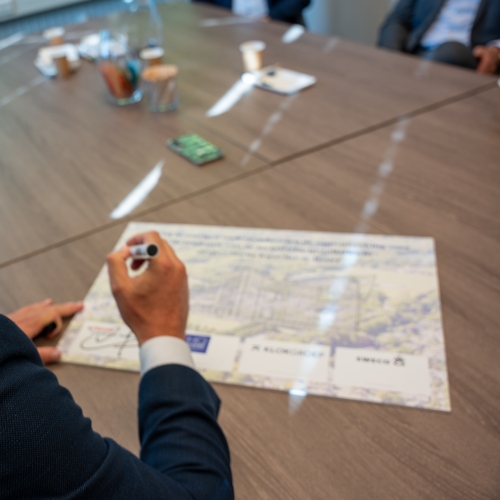 Ondertekening van het Van Horne Kwartier Weert 