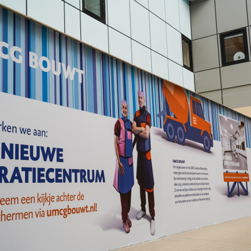 Poster nieuwe operatiecentrum UMCG