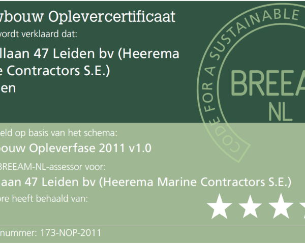 20160525-Heerema-Breeam-NL-Excellent-oplevercertificaat.jpg