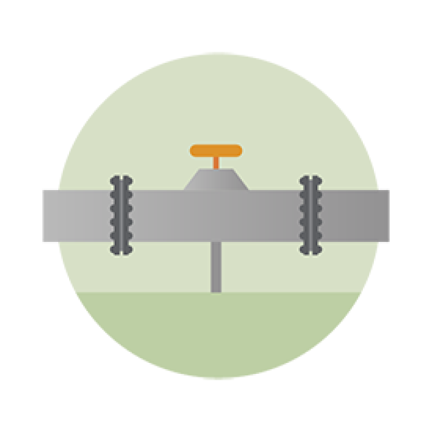 Pictogram Industriële leidingwerken