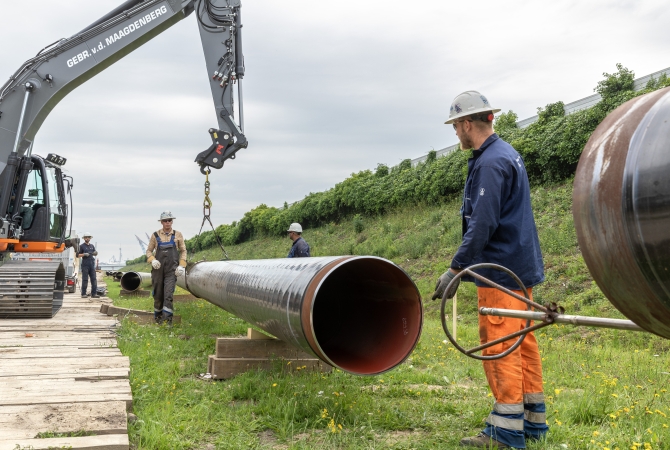 waterstofleiding rotterdam