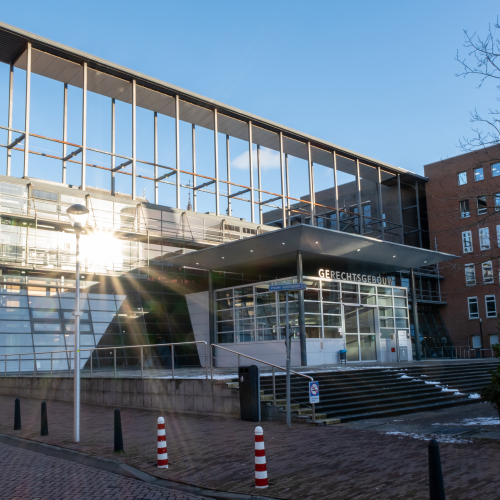 Buitenkant Rechtsgebouw Utrecht