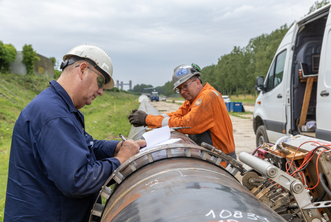 waterstofleiding Rotterdamse haven